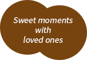 Sweet moments with loved ones