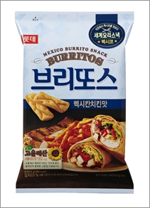 롯데제과, 브리또스 멕시칸치킨맛 제품 사진