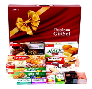 롯데제과 쌩큐 기프트세트 제품 사진