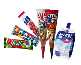 왕수박바 죠스바 스크류바 월드콘XQ 2종, 설레임 제품 사진