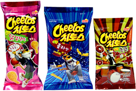 치토스 별난 시리즈 3종 - 닭강정맛, 별난콜라맛, 초코맛 제품사진