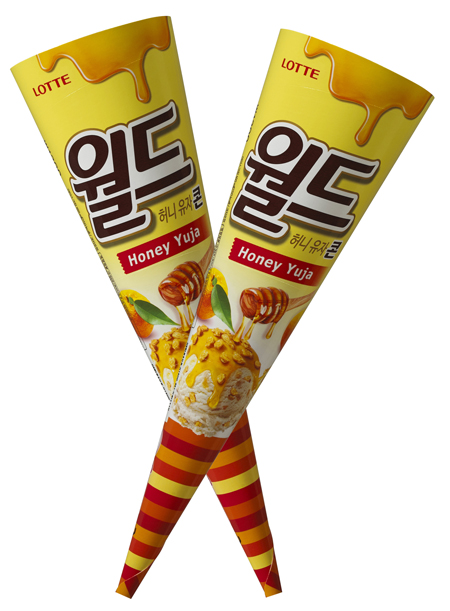 월드콘 허니유자 제품사진