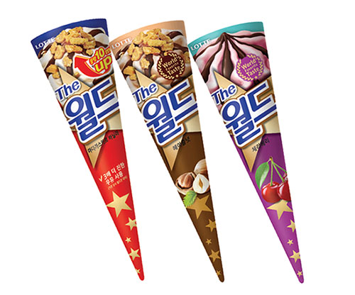 월드콘 3종 제품사진