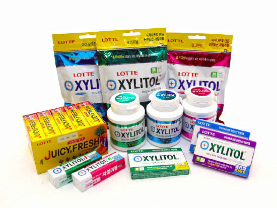 롯데제과 대표껌 사진