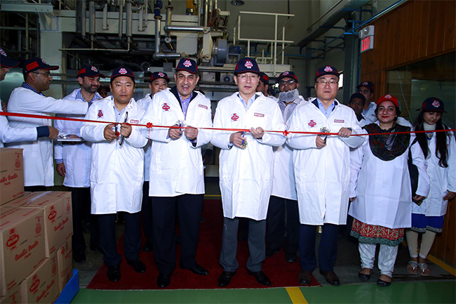 롯데콜손 라면공장 파키스탄 오픈 행사