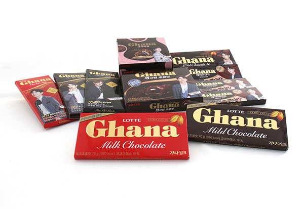 롯데제과, 가나 초콜릿 누적 매출 1조 돌파