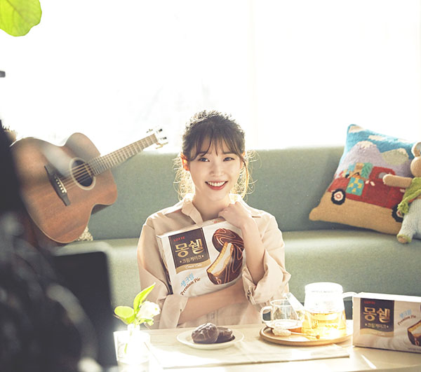 롯데제과 `몽쉘`, 아이유 전격 모델 발탁