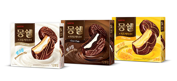 롯데제과, 생크림 파이 ‘몽쉘 치즈케이크’ 출시