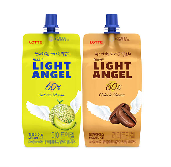 롯데제과, 치어팩 아이스 타입의 ‘라이트 엔젤’ 출시