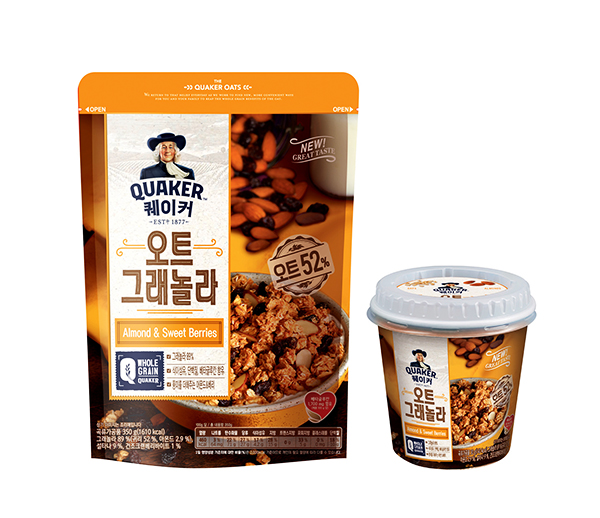 롯데제과, ‘퀘이커 오트 그래놀라’ 인기
