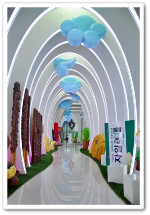 롯데제과 스위트팩토리 전시관 사진